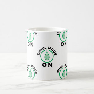 Mug Tennis en mode vert / blanc