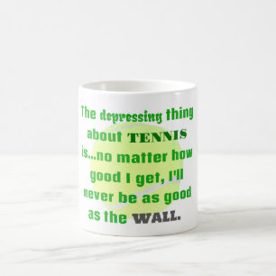 Mug Tennis Joke Cadeau Pour Rires Tennis Ball