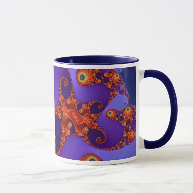 Mug Tentacules Arc-en-Ciel (Droite)