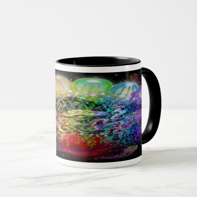 Mug Tentacules extraterrestres (Devant droit)