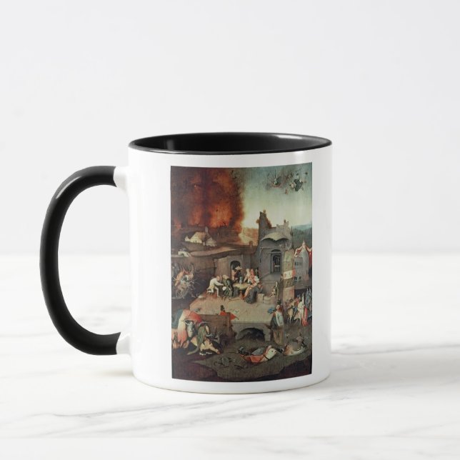 Mug Tentation de saint Anthony, c.1500 (Gauche)