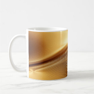 Mug tenture de particules arrière - plan or de luxe. i