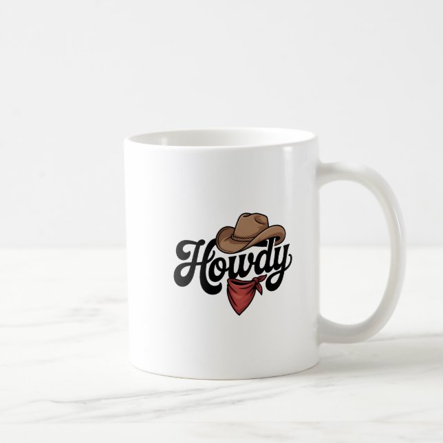 Mug Tenue de cow-boy mignon pour hommes  (Droite)
