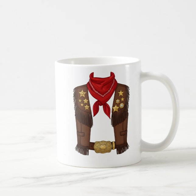 Mug Tenue de cow-boy mignon pour hommes (Droite)