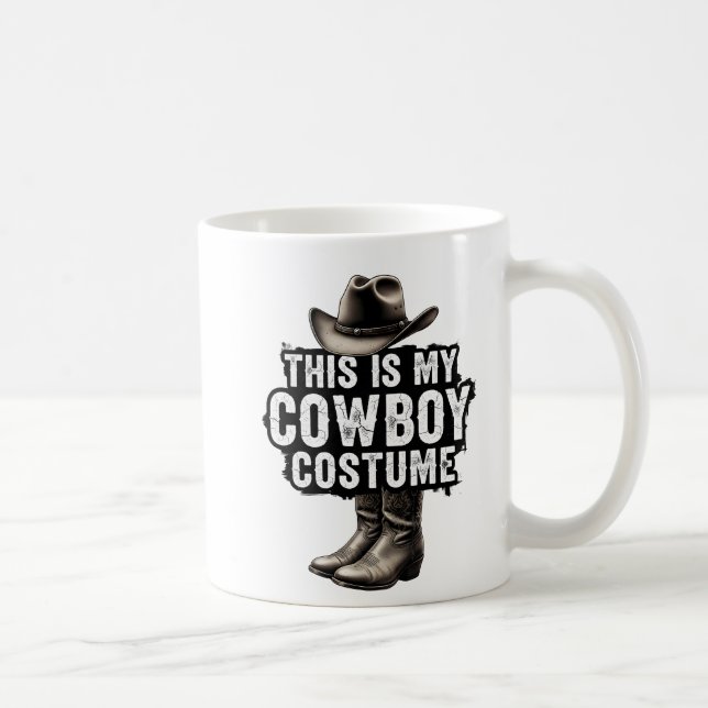 Mug Tenue de Cowboy Mignon pour Hommes  (Droite)
