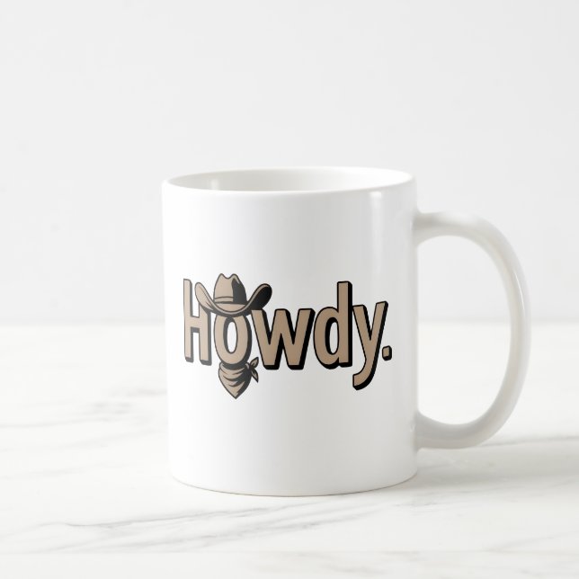 Mug Tenue de cowboy occidental mignon pour hommes  (Droite)