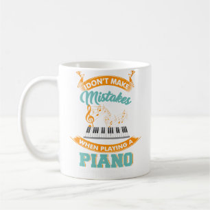 Mug Tenue de piano drôle pour un pianiste