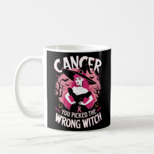 Mug tenue du mois de sensibilisation au cancer, sorciè