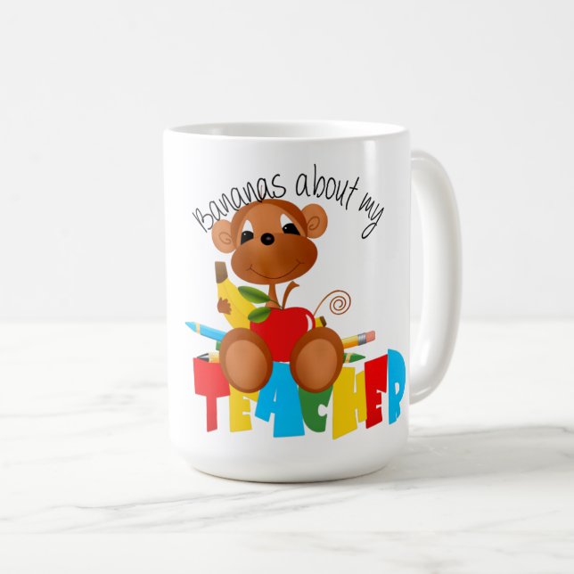 Mug Tenue d'un enseignant en deux tonalités (Devant droit)