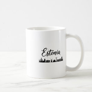 Mug Tenues de vacances de voyage de la skyline d'Eston