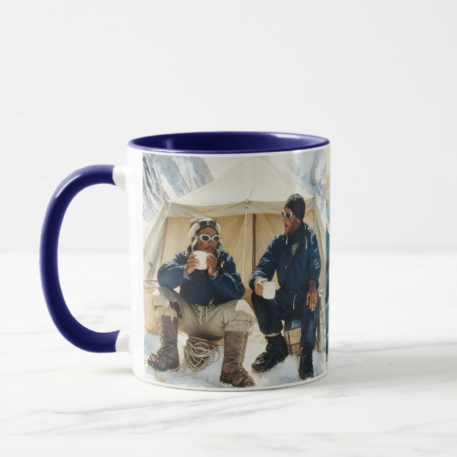 Mug Tenzing Norgay Edmund Hillary Conquérant Everest  (Gauche)