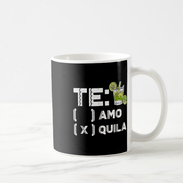 Mug Tequila Parti Mexicain Te Amo Tequila Cinco De May (Droite)