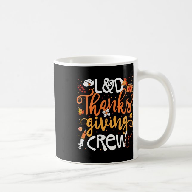 Mug Terme Escadrille D'Action De Grâce Travail Et De L (Droite)