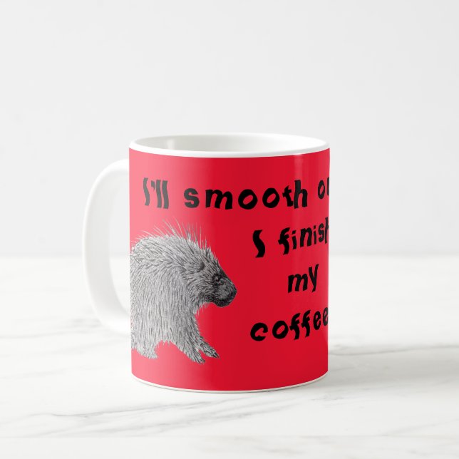 Mug Terminer Mon Café Porcupine (Devant gauche)