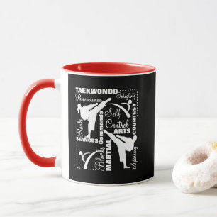 Mug Terminologie des sports d'arts martiaux de Taekwon