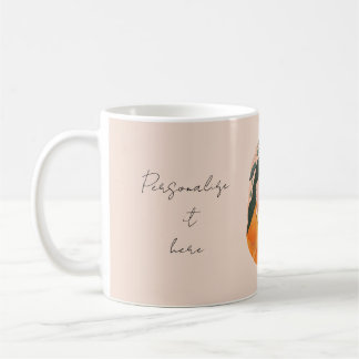 Mug Terracotta Boho Botanical Mom and Baby