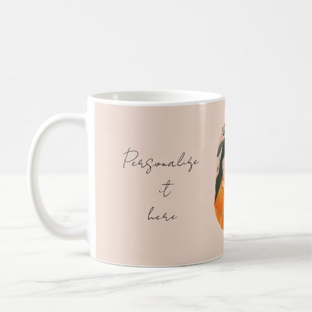 Mug Terracotta Boho Botanical Mom and Baby  (Gauche)