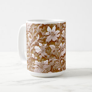 Mug Terracotta Burnt Orange Boho botanique moderne