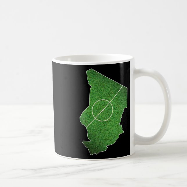 Mug Terrain de football de Chad  (Droite)