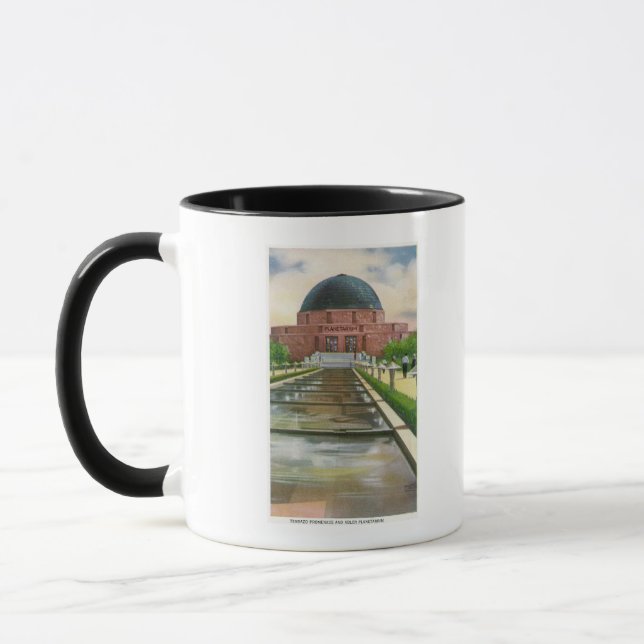 Mug Terrazo Promenade Vue du Planétarium Adler (Gauche)
