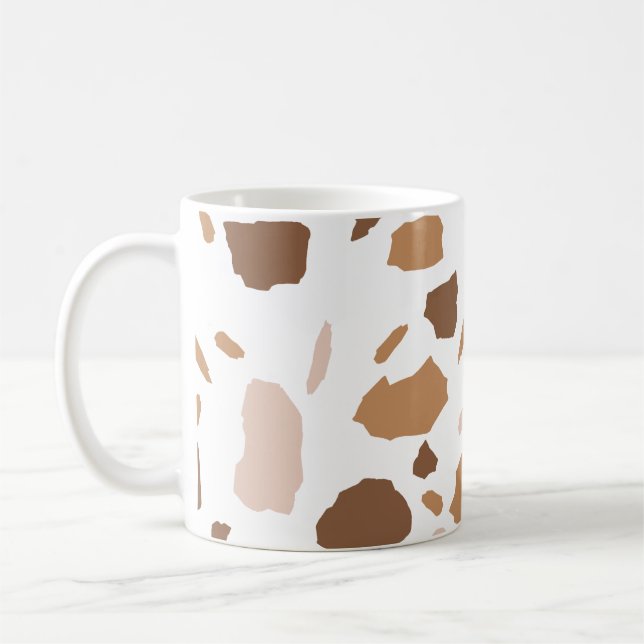 Mug Terrazzo Brun et Beige Clair (Gauche)