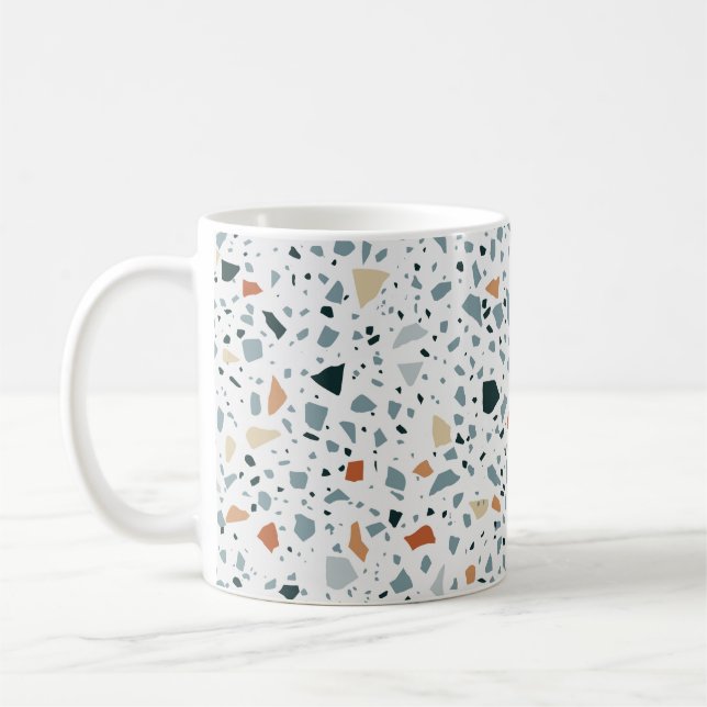 Mug Terrazzo sol marbre sans soudure patter artisanal (Gauche)