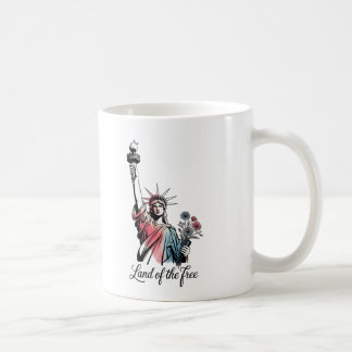 Mug Terre de la Liberté 4 juillet Patriotique