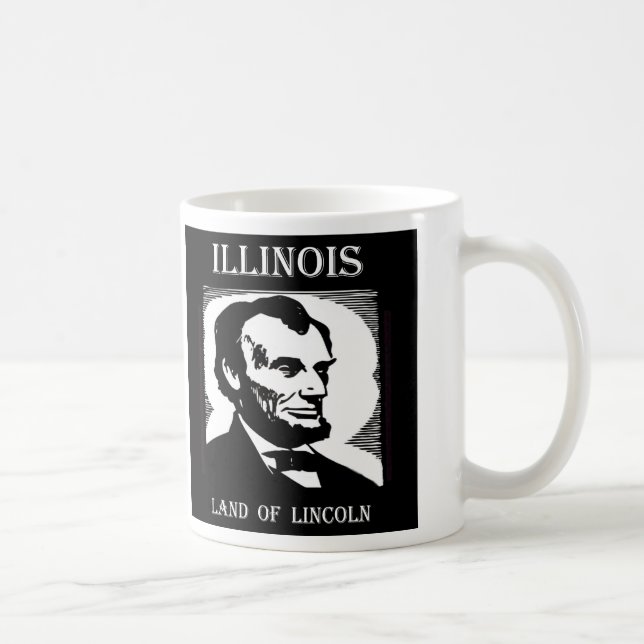 Mug Terre de l'Illinois de Lincoln (Droite)