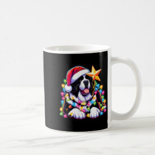 Mug Terre de Noël Landseer Chien Terre-Neuve Enchevêtr