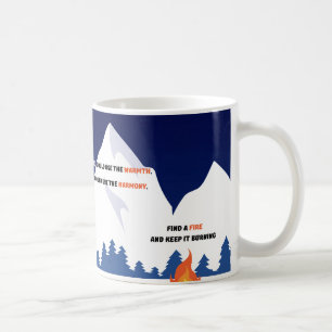 Mug Terre d'hiver - Citation du mannequin de Heather