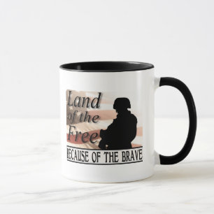 Mug Terre du libre en raison du courageux