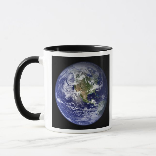 Mug Terre montrant l'hémisphère occidental (Gauche)