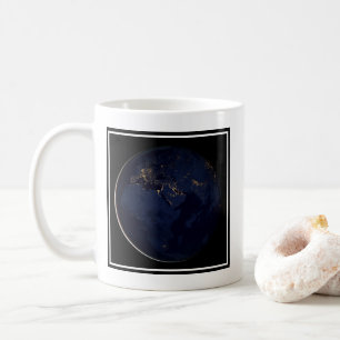 Mug Terre Pleine Avec Lumières De Ville