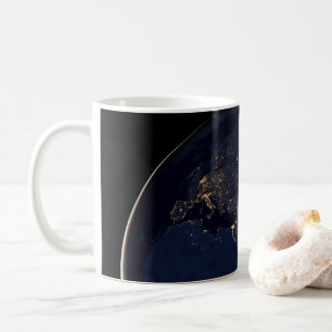 Mug Terre Pleine Avec Lumières De Ville