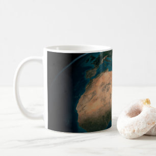 Mug Terre Pleine De L'Espace Au-Dessus Du Continent Af