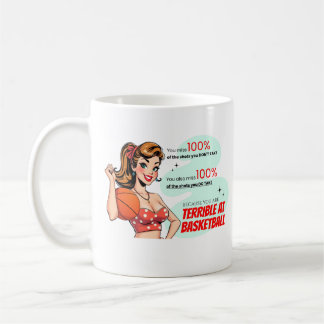 Mug Terrible Basketball Amusant Sassy Retro Démotivati