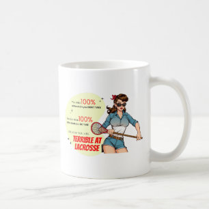 Mug Terrible Fun Lacrosse Sassy Rétro Démotivationnel