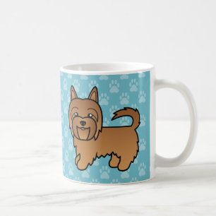 Mug Terrier Australien de dessin animé rouge