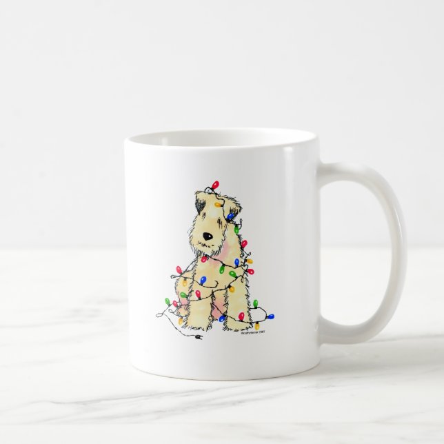 Mug Terrier blond comme les blés doucement enduit - (Droite)