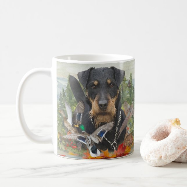 Mug Terrier de chasse allemand (Jagdterrier) (Avec donut)