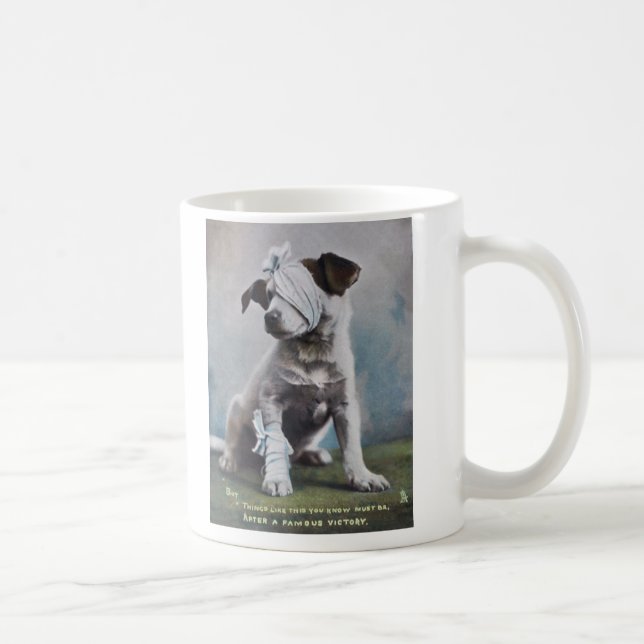 Mug Terrier de Jack Russell après un combat (Droite)