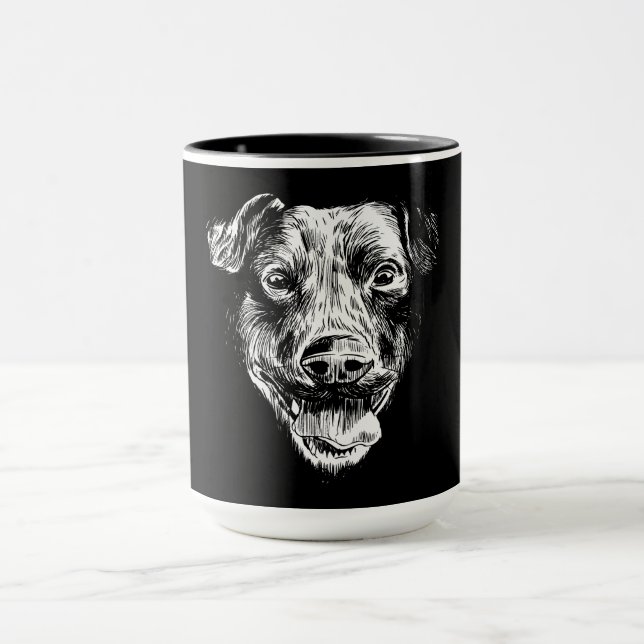 Mug Terrier de Patterdale  (Centre)