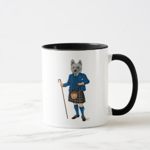 Mug Terrier des montagnes occidental dans le kilt 3