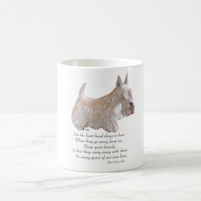 Mug Terrier Écossais Blé Pont de l'Arc-en-Ciel (Centre)