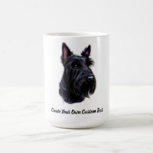 Mug Térrier Écossais Chien Créez Votre Propre Texte Pe