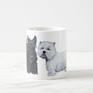 Mug Terrier Écossais et West Highland White