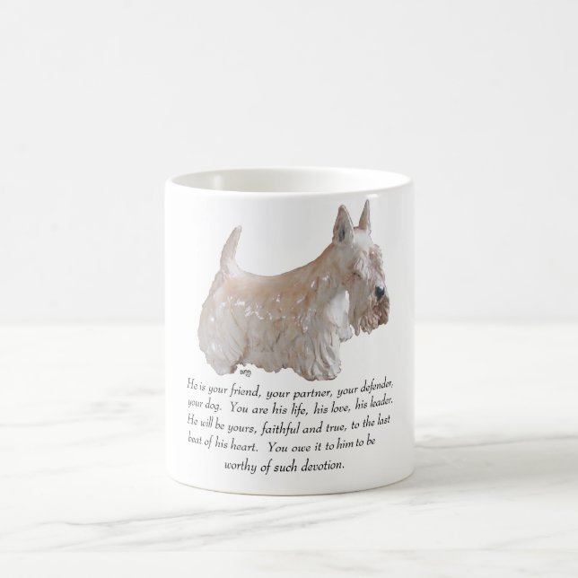 Mug Terrier Ecossais Wheaten - Chien MÂLE (Centre)