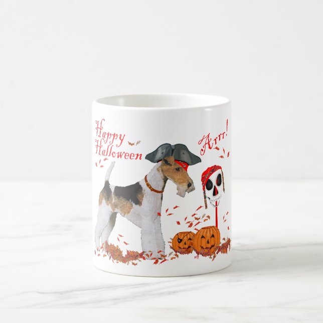 Mug Terrier Fox à poil dur Halloween (Centre)