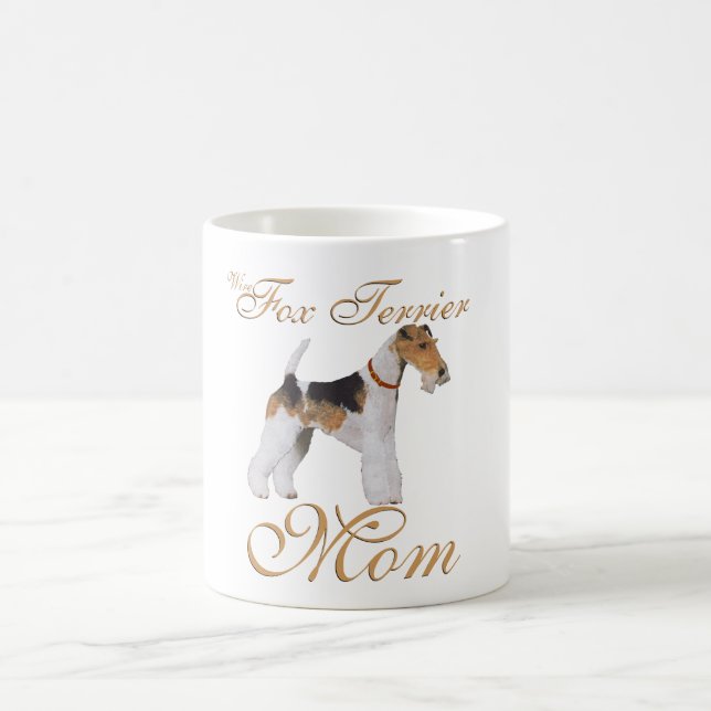 Mug Terrier Fox à poil dur pour la fête des mères (Centre)