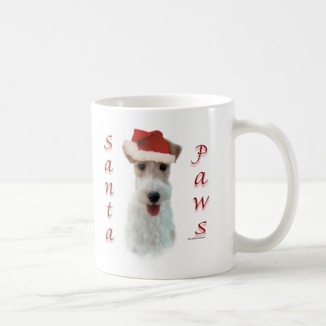 Mug Terrier Fox Wire Santa Paws (Droite)
